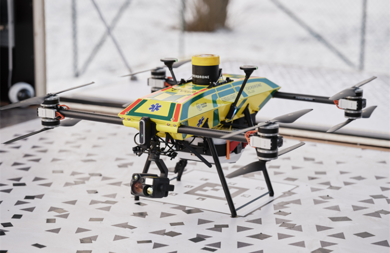 Drone-delivered AED used in life-saving cardiac arrest response in Sweden