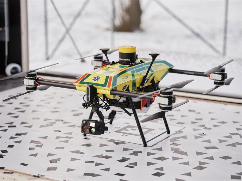 Drone-delivered AED used in life-saving cardiac arrest response in Sweden