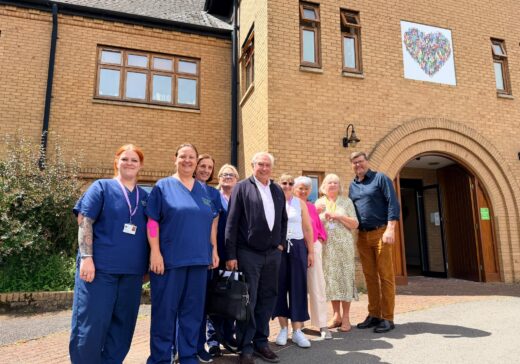 Sir Gareth Edwards was the special guest at City Hospice's Sports Bar event in July